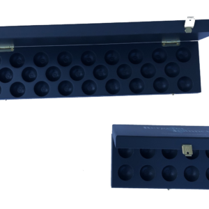 Coffret bois pour rangement des alphabets - 26 logements