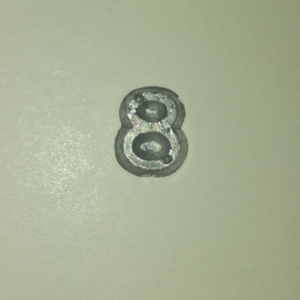 Jeu de chiffre de 0-9 en 8MM