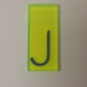 Chiffres et lettres en plexiglass 10 mm