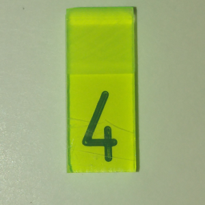 Chiffres et lettres en plexiglass 4 mm
